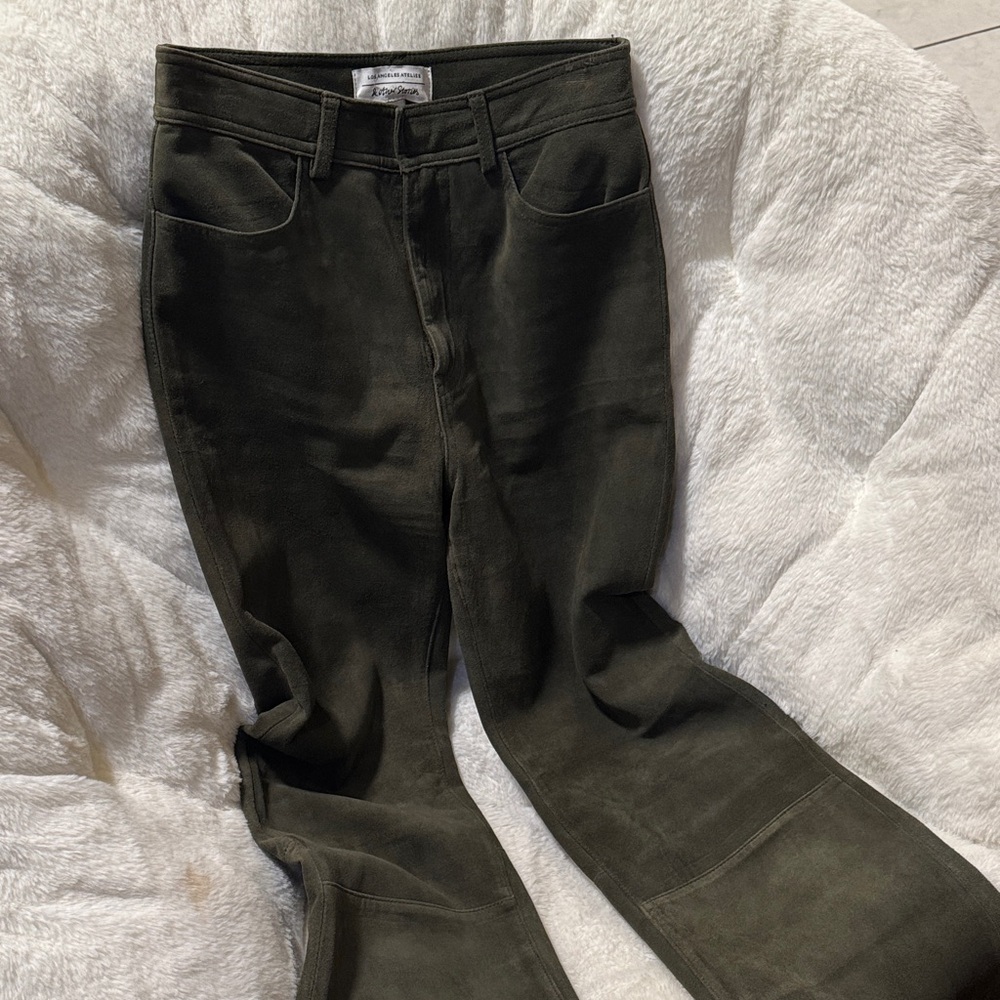 & Other Stories Olive Wide Leg Jeans